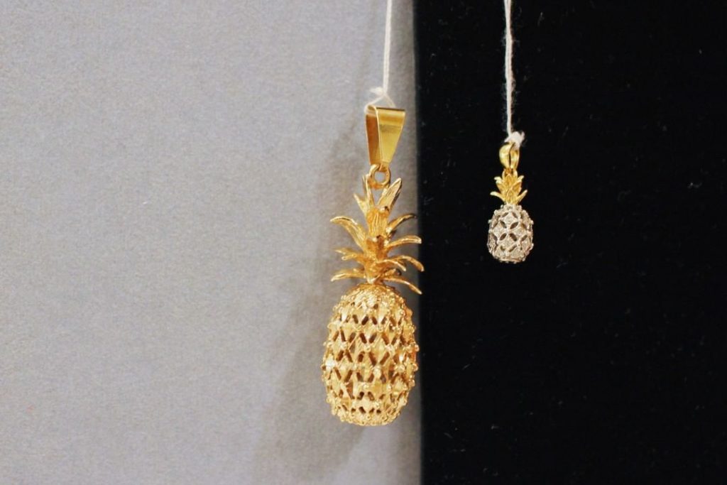 Pineapple pendant from Wahing Jewelry & Arts